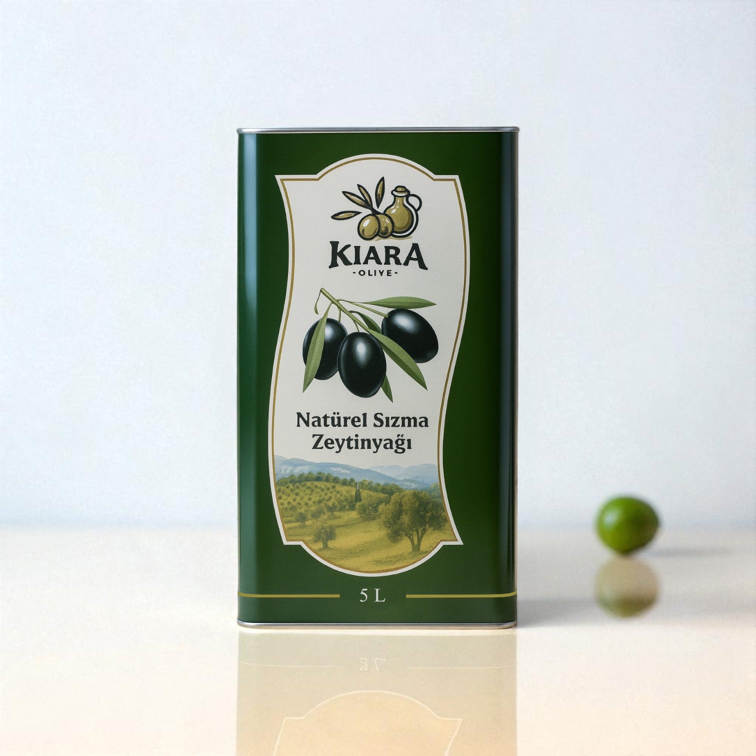 Yüksek Polifenol Naturel Sızma Gurme Zeytinyağı 5 Litre