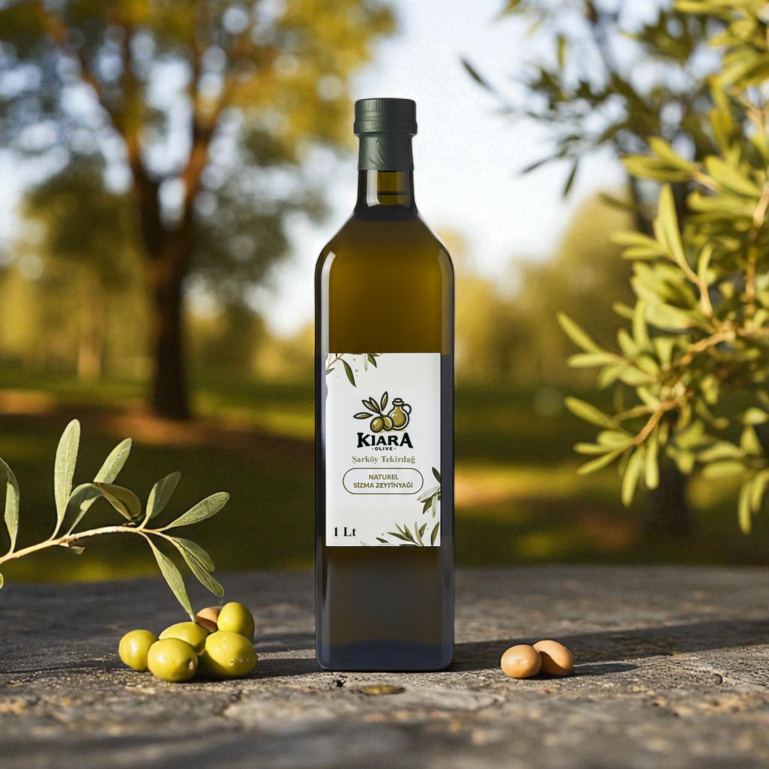 Yüksek Polifenol Naturel Sızma Gurme Zeytinyağı 1 Litre